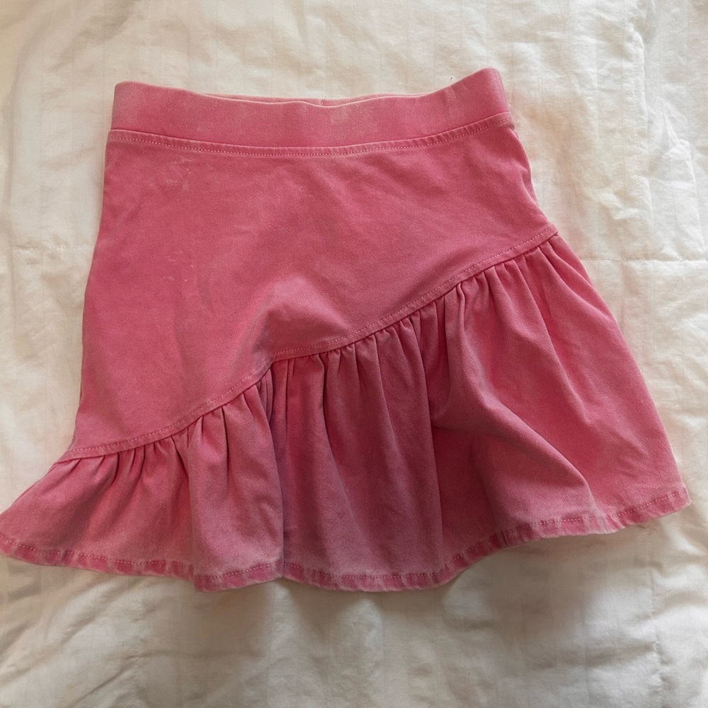 Pink Ruffled kids Skirt